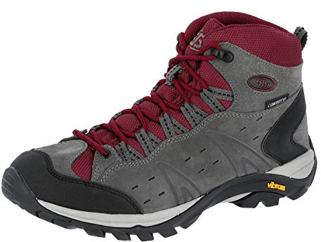 Brütting Mount Bona High, Zapatos de Senderismo Unisex adulto, Gris Burdeos, 39 EU