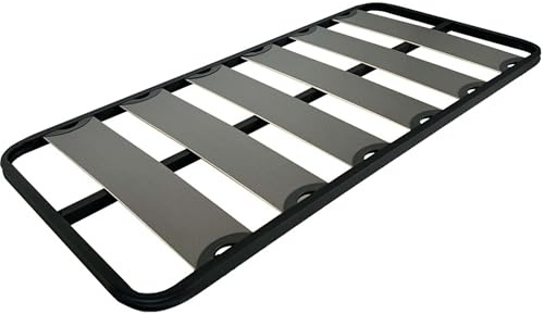 Miroytengo Somier 105x190 cm Balda Ancha, Tubo de Acero 40x30 mm, Refuerzo Central, Láminas de chopo-Flex (SIN Patas)