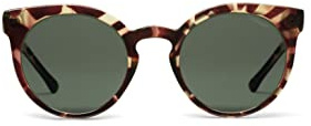 KOMONO Lulu Crystal Giraffe Unisex Cat-eye Cellulosepropionat-Sonnenbrille für Damen und Herren mit UV-Schutz und kratzfesten Gläsern