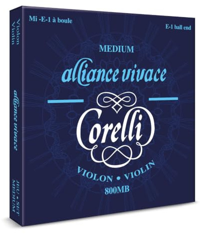 Corelli Saiten Violine Alliance Satz mit Kugel Medium 800MB