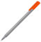 Staedtler Triplus 334 – Fineliner Pen Superfine Tip 0.3 mm Grey, Orange
