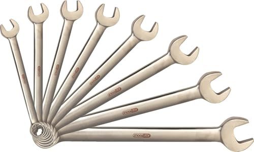 KS Tools 965.0248 TITANplus Ringmaulschlüssel-Satz, abgewinkelt, 8-tlg.