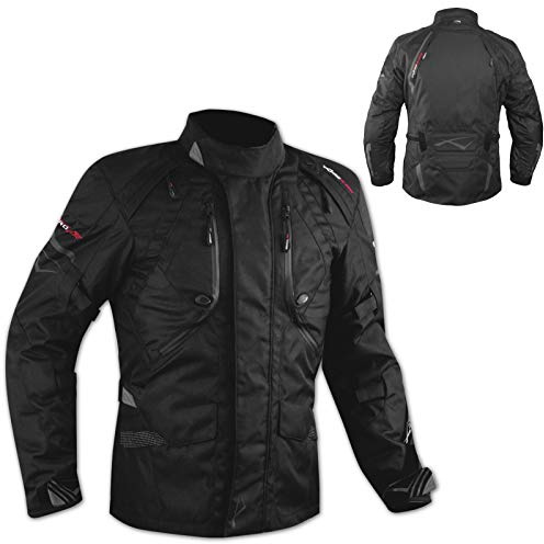 A-Pro Enduro Giacca Moto Turismo Touring Cordura Impermeabile 4 stagioni Nero M