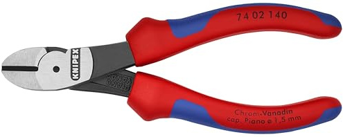 Knipex 74 02 140 Comfort Grip hög spak diagonal avbitartång