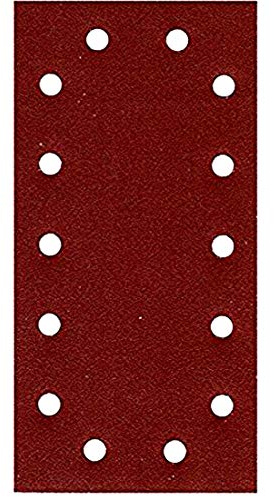 50-pack slippapper slipskiva 115 x 230 mm 14 hål korn= 180 svängslipmaskin