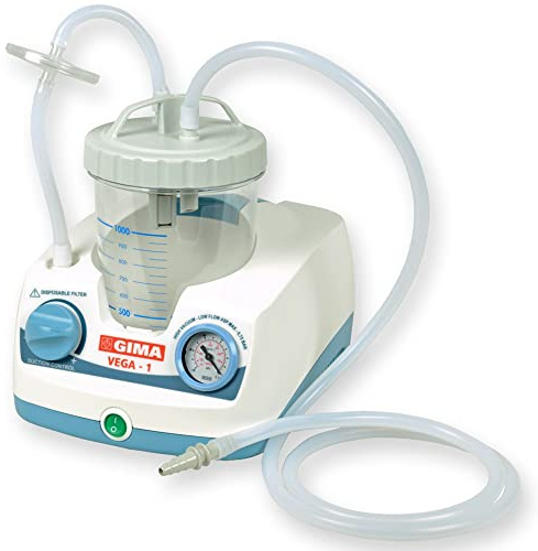 Gima Vega Uno, Aspiratore Chirurgico, Compatto ed Affidabile, per la Piccola Chirurgia