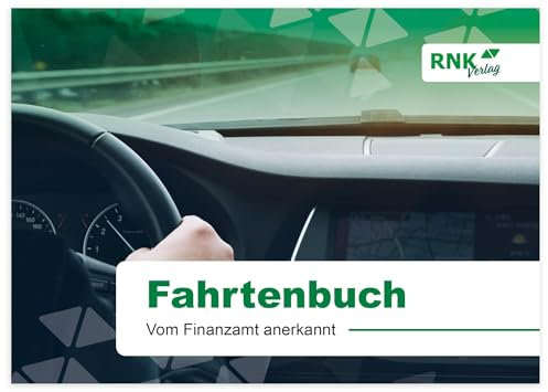 RNKVERLAG 3119 - Fahrtenbuch PKW in DIN A6 mit Tipps und Hinweisen, für Hybrid- und Elektrofahrzeuge geeignet, vom Finanzamt anerkannt, 1 Stück