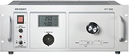 VOLTCRAFT VIT 500 Labor-Trenntrafo einstellbar 1-250 V/AC