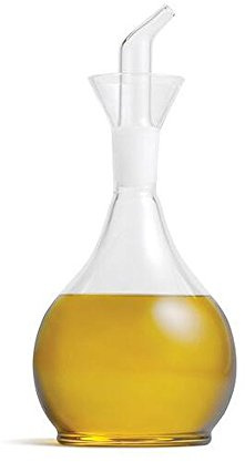 ELETON Planet Pear Shape 14oz No Drip Oil Dispenser for Kitchen,Easy Refill