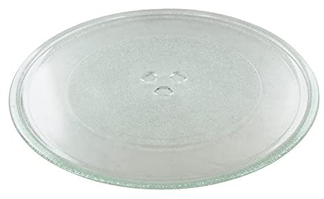 Europart Plateau tournant Universel en Verre pour Micro-Ondes 320 mm 3 Fixations