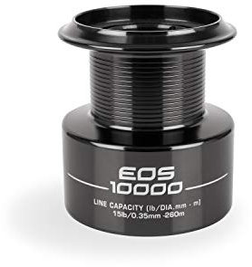 Fox EOS 10000 Spare Spool Ersatzspule für Rolle, Ersatzspulen EOS 10000 Rolle, Spule für Angelrolle, E-Spule, Schnurfassung von 0.33mm - 320m oder 0.35mm - 260m