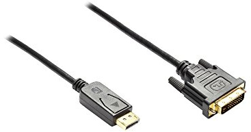 Good Connections - Cable de conexión Mini pantalla (DisplayPort a DVI, 1,8 m), color negro