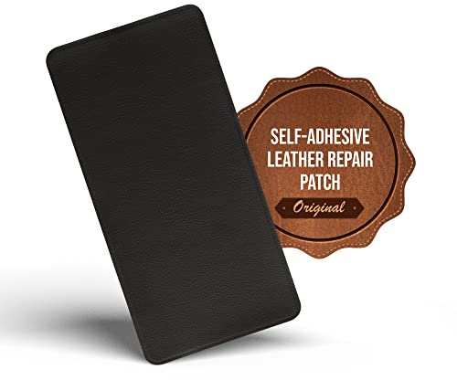 Leather Repair Patch Self Adhesive for Sofa, Car Seat – Dark Brown 20×10cm | The original all‑in‑one leather repair kit by MastaPlasta – upholstery‑quality, made in the UK; no tools needed