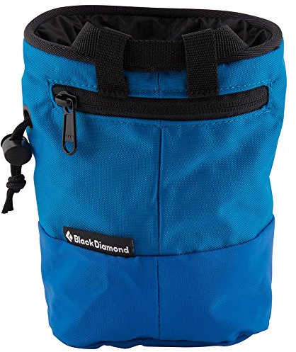 Black Diamond Mojo Zip Chalk Bag, Medium/Large, Ultra Blue