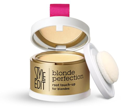 Style Edit Root Touch Up Powder | Temporary Hair Color for Gray Roots and Thinning Hair | Salon-Quality, Transfer-Resistant Hair Concealer | Light Blonde, 0.14 oz