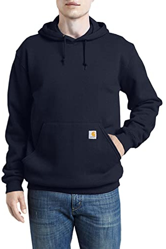Carhartt Midweight Kapuzenpullover, Sweatshirt, Dunkelblau (New Navy), Größe L (K121.472.S006)