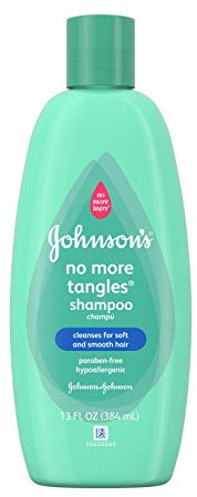 Johnson & Johnson Shampooing démêlant 2 en 1 pour bébé - Formule douce pour des cheveux sains et brillants - 385 ml