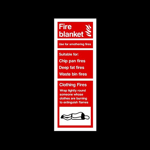 Fire Blanket Plastic Sign - Emergency/Fire Extinguisher/Exit