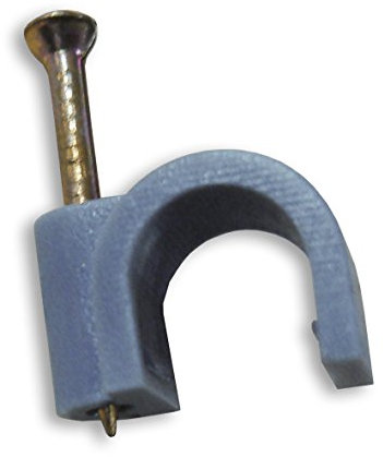 Lot de 10 attaches plastiques Ø20/25mm - Gris - Zenitech