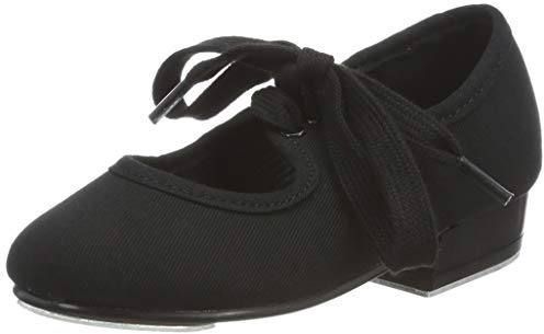 Roch Valley 'LHC' Low Heel Canvas Tap Shoe Black 6L UK / 39.5 EU