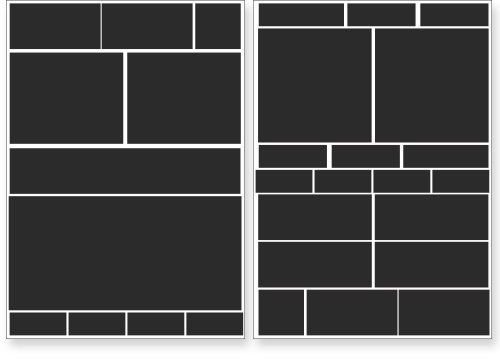 Wandkings Etiketten aus Tafelfolie, 30 selbstklebende Sticker, 2 DIN A4 Bögen, schwarz