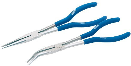 Draper 69287 2-Piece Long-Reach Long-Nosed Pliers Set, Blue