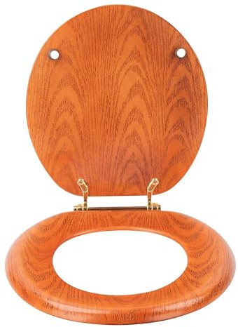 LDR Industries 050 1700 Toilet Seat, Oak