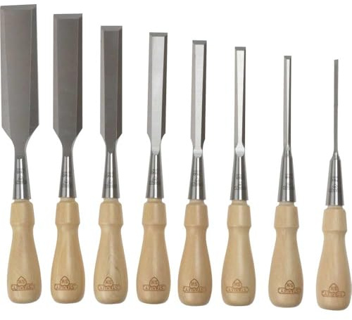 Stanley Sweet Heart - Pack de 8 formones (3, 6, 10, 12, 16, 18, 25, 32 mm)