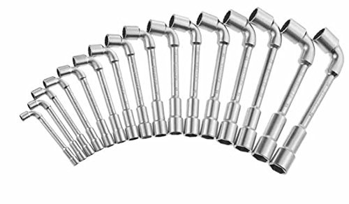 STANLEY 1-17-386 Clé à pipe débouchée 6 x 12 pans Jeu de 16 pièces