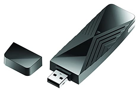 D-Link DWA-X1850 AX1800 Wi-Fi 6 USB-Adapter, 802.11ax, Dualband 2,4/5 GHz, High Speed 1200 Mbit/s, OFDMA, MU-MIMO, WPA3, unterstützt Windows 10