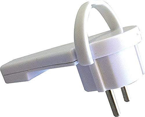 Dio DIO043080 - Enchufe extra plano, color blanco