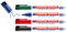 edding 8400 CD/DVD/BD Marker - mehrfarbig - 4 Stifte - Rundspitze 0,5-1 mm - für die dauerhafte Beschriftung von CDs, DVDs und Blu-ray Discs