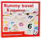 Aquamarine Games - Rummy travel 6 Spieler, Mehrfarbig (DO004)