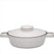 Riess, 2123-211, Pfanne mit Deckel, Durchmesser 24 cm, LIGHT GREY, AROMAPOTS, Truehomeware, Emaille, Induktion
