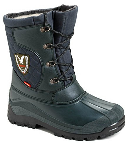 demar. Thermostiefel Jagdstiefel mit Wolle gefüttert Logan, Grün, 44 EU