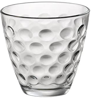 Bormioli Rocco 074208 Set of 6 Water Cups, 26 cl, Dots