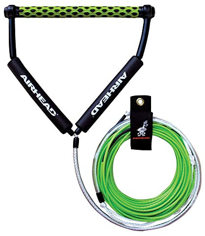 AIRHEAD Kwik Tek Herren Dyneema Thermo-Wakeboard-Seil, Grün, 4 Sections (70 Feet)