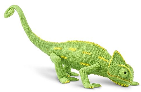 Safari Ltd. Schleierchamäleon Baby Figur - Naturgetreues 6,75 Modellfigur - Lehrspielzeug für Jungen, Mädchen und Kinder ab 18 Monaten