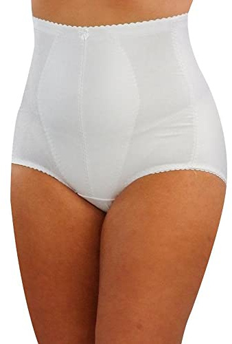 Undercover Tummy Tuck & Bum Lift Medium Control Panty Girdle 210 White XL