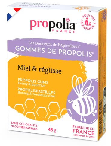 Ruchers de Lorraine - Gommes de Propolis - Réglisse