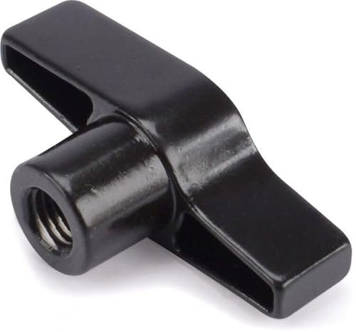 Riggatec tuerca mariposa negro M12 filete