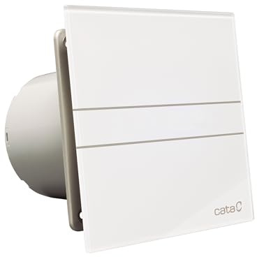 Cata Extractor de Baño E-150 GTH con Sistema de Extracción Perimetral Detector de Humedad y Display Indicador de Humedad Ancho 95 cm Potencia 19W Color Blanco
