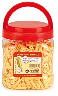 Vinmer 133161 Pot en Plastique de 800 Chevilles crampon 2/5