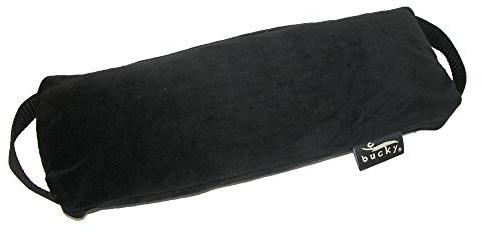 Bucky Baxter Ergonomic & Supportive Adjustable Lumbar Pillow, Black, One Size,Cotton