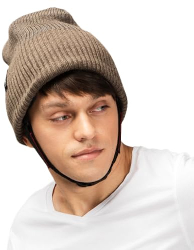 Ribcap Iggy brunt medium, mjukt huvudskydd, Ø59-61 cm