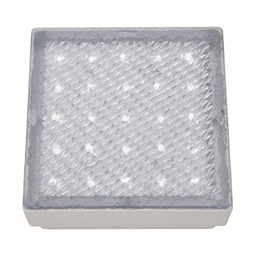 Licht-Erlebnisse Moderner LED Pflasterstein Bodenleuchte Bodeneinbauleuchte LED 1,5W IP68 Einbauleuchte Gartenlampe Gartenleuchte Einbaulampe