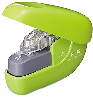 Plus SL-106NB 31-123 Needleless Stapler Paper Clinch Green