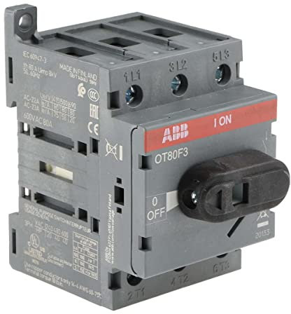 ABB Trennschalter 3-polig 80A DIN-Schiene IP 20 37kW 750V ac 3-phasig 3P