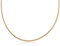 InCollections Damen-Halsreif 925/000 Sterlingsilber vergoldet Omega 1,4/42 cm