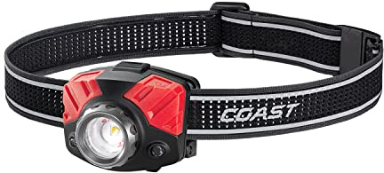 Coast® FL75 700 Lumen Dual Color Twist Focus™ LED Headlamp, Black